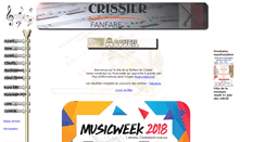 Desktop Screenshot of fanfare-crissier.ch